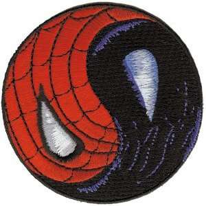  Spiderman Marvel Comics Cartoon Patch   Venom Spidey Yin 