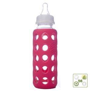  Raspberry Baby Bottle  Glass 9oz (250ml) Baby