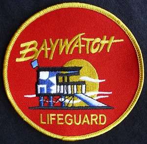 NBC BAYWATCH BAY WATCH LA LIFEGUARD SWIM SUIT 4 PATCH  