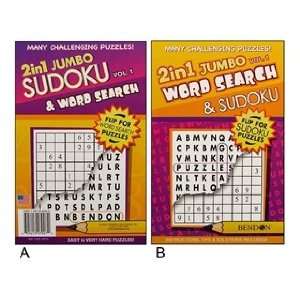  Bendon Puzzle 2 In 1 Sudoku & Word Search Volume 1 Book 