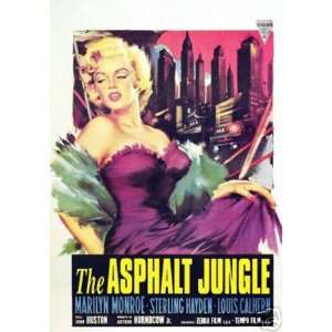  The Asphalt Jungle Marilyn Monroe Poster 