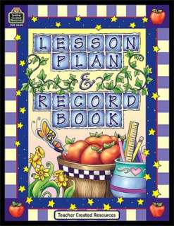 BARNES & NOBLE  Lesson Plan and Record Book by Teacher Created 