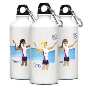   Go Girl Volleyball Water Bottle   Black: Health & Personal Care