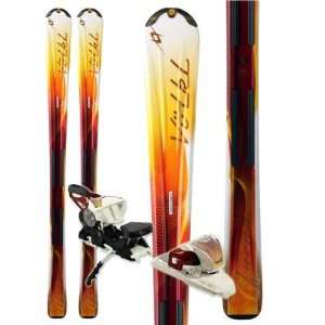  Volkl Attiva Fuego Skis + eMotion 11.0 TC Bindings Womens 