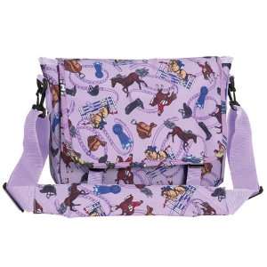   Girls English Horse Riding (Purple) Messenger Bag Toys & Games