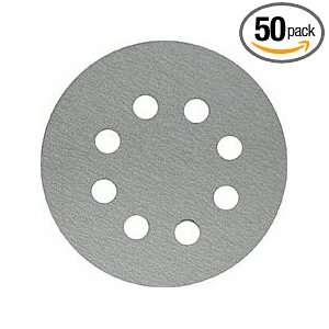 Porter Cable 735800850 5 Inch 80 Grit Eight Hole Hook & Loop Sanding 