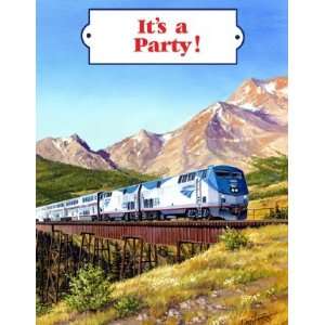  Amtrak Train Invitation Cards Toys & Games