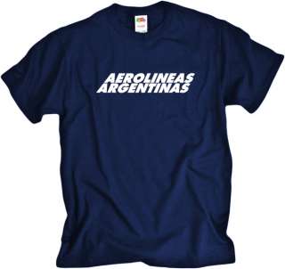 Aerolíneas Argentinas Retro Logo Airline T Shirt  