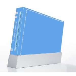 Simply Blue Decorative Protector Skin Decal Sticker for Nintendo Wii 