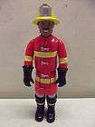  DOLLHOUSE PEOPLE RARE RED SUIT AA AFRICAN AMERICAN FIREMAN DAD HTF