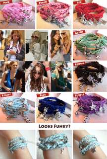 Hollywood Star Couture Style Disney Charm Wrap Bracelet  