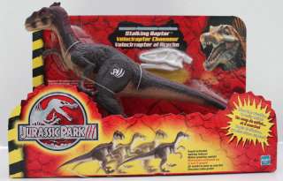 Jurassic Park 3 Stalking Electronic Raptor MIB RARE   