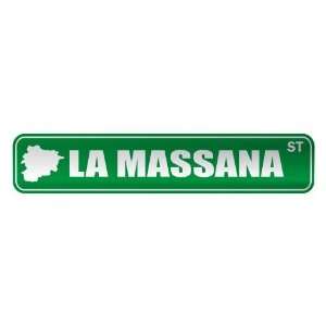    LA MASSANA ST  STREET SIGN CITY ANDORRA