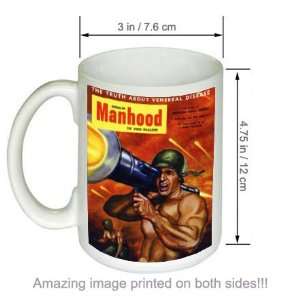  Virile Magazine American Manhood Sci Fi Vintage COFFEE MUG 