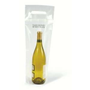Take Home Plastic Wine Bottle Bag:  Kitchen & Dining