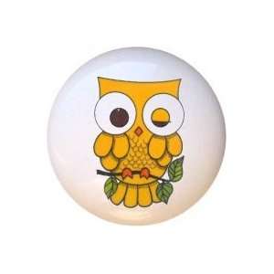  Vintage look Rave Owl Retro Drawer Pull Knob