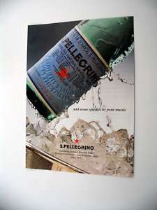 San Pellegrino Sparkling Mineral Water 1994 print Ad  