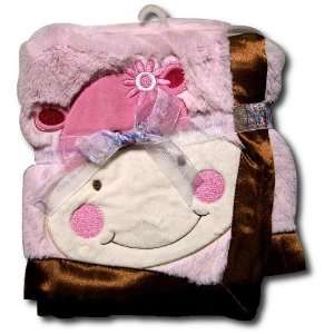 NoJo Hippo Baby Blanket Baby