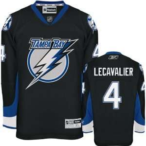 Vincent Lecavalier Premier Jersey Tampa Bay Lightning #4 Black 