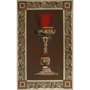  Fosse Wine Goblet II by C De La Fosse. Best Quality Art 