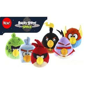  Angry Birds Space 8 Plush with Sound (Set of 6): Toys 