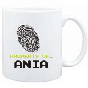  Mug White  Property of _ Ania   Fingerprint  Female 