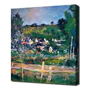  Village behind the view of Auvers sur Oise, The Fence by 