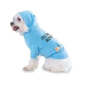 Animal Trainers Rock Hooded (Hoody) T Shirt with pocket for your Dog 