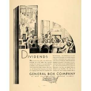  1930 Ad General Box Company Chicago Engineering Crate 