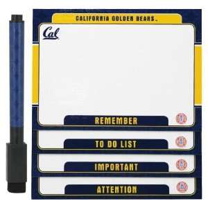   Cal Golden Bears 4 Pack Magnetic Dry Erase Boards: Sports & Outdoors