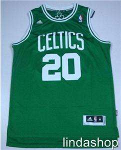   Celtics Ray Allen Revolution #20 Swingman Home Green Jersey  