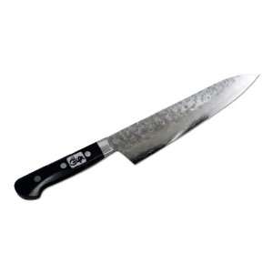 Tsubaya VG10 35 layered Chefs Knife   Gyutou (Black Handle) 21cm (8 