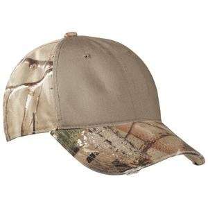  Port Authority Camouflage Contrast Panel Cap   Real Tree 