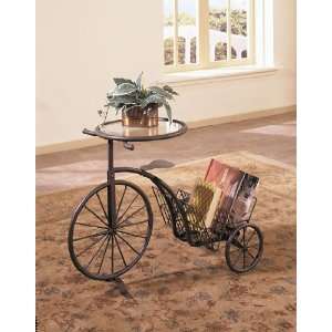    Powell Company Antique Rust Tricycle Table