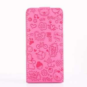  Magnet Flip Hard Leather Case For Apple iPhone 4S / 4 (AT&T, Verizon 