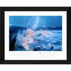 Warren Faidley FRAMED 26x32 Natures Majesty Waves 