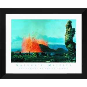  Warren Faidley FRAMED Art 26x32 Natures Majesty Lava 