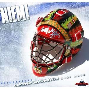  Antti Niemi Chicago Blackhawks Autographed/Hand Signed 