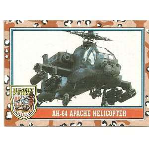  Desert Storm AH 64 Apache Helicopter Card # 164 