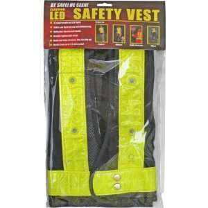 NEW Reflective Safety Vest with 16 LED Lights   Yellow reflective (Car 