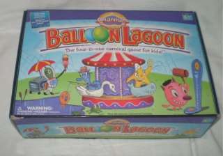   Balloon Lagoon Four In One Carnival Game for Kids 100% COMPLETE Works