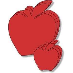  Red Apple Solid Color Cut Outs 5, 31/pkg Office 