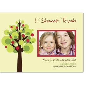   Jewish New Year Cards (Mod Apple Tree   Photo)