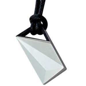  Tungsten Prism Shape Pendant (Rope Necklace is Included 