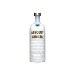  Absolut Vanilia Vodka 1 L Grocery & Gourmet Food