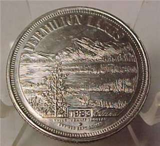 BANFF LAKE LOUISE DOLLAR CANADA 1983 VERMILION 8918C  