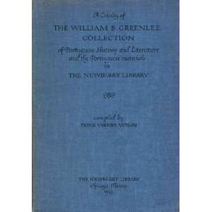 Catalog of the William B. Greenlee Collecton of Portuguese History and 