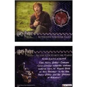   Costume Card   Ron Weasley / R Grint Sweater  #/ 731 Toys & Games