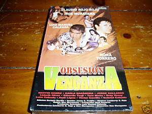 EN ESPANOL VHS Obsesion Venganza Claudio Rojo Rojo  