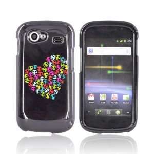   Heart on Black Hard Plastic Case Cover For Google Nexus S Electronics